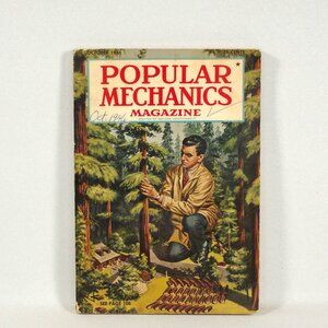Popular Mechanics October 1946 Nuclear Power Atomic Age Vintage Advertising,